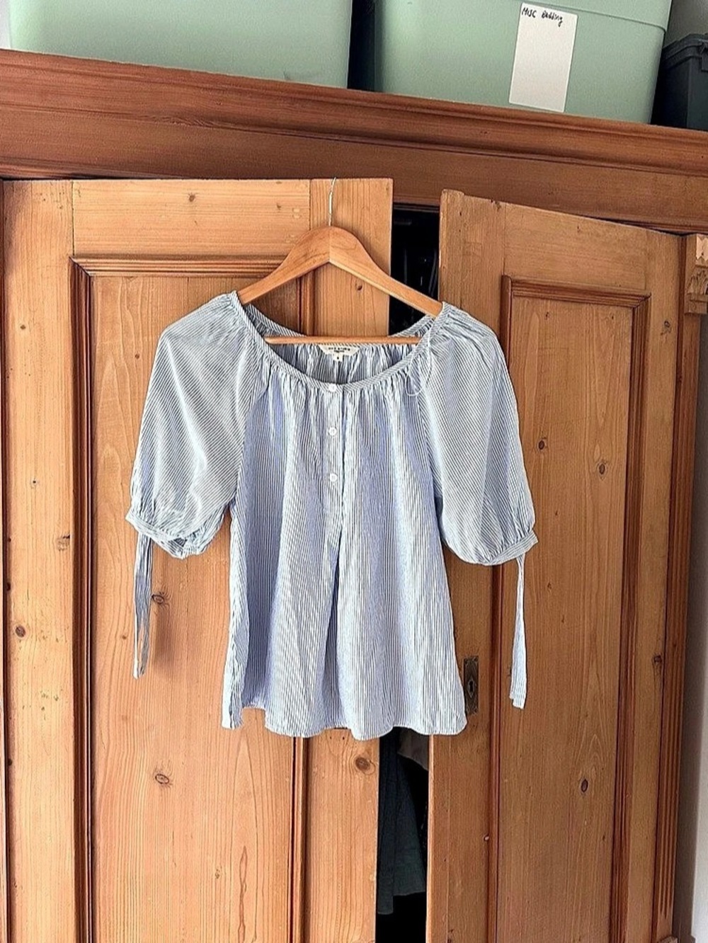 Max Studio striped blouse